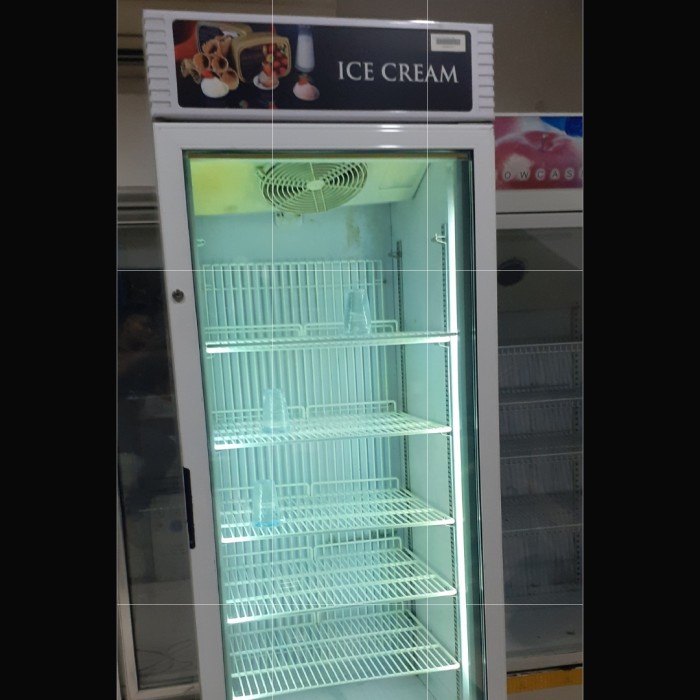 ✨Ready Upright Glass Door Freezer. Bekas Bergaransi Tipe Asia 45 Bisa Sameday