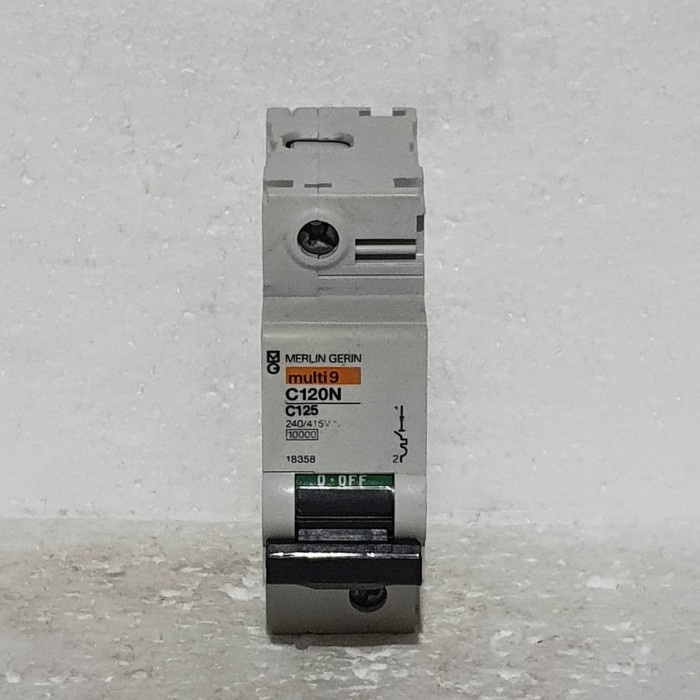 ✨Original Mcb Multi9/Multi 9 Merlin Gerin C120N 125A 1P 10Ka Bisa Gojek