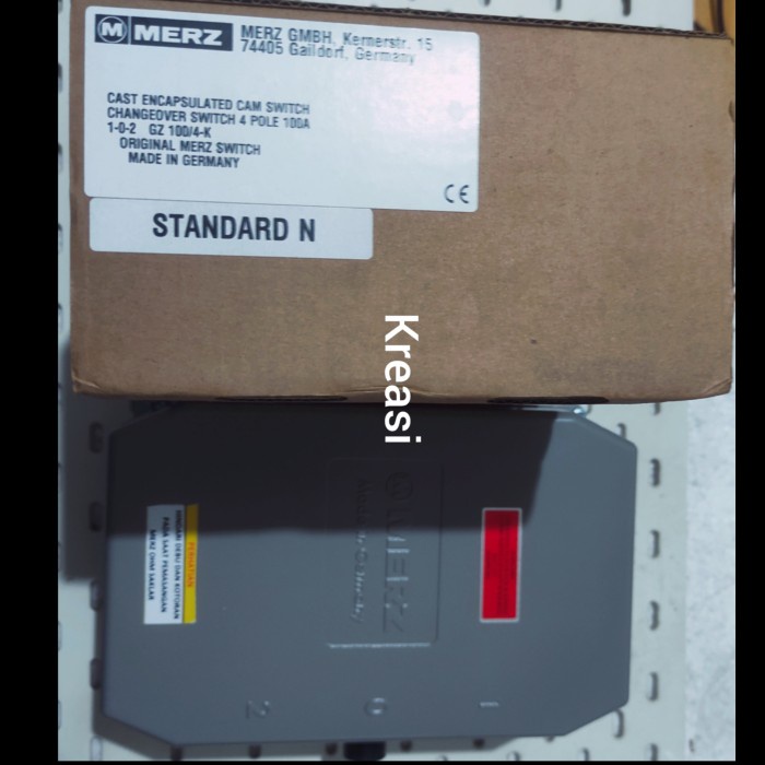 ✨Ori Ohm Saklar / Cam Strater Merz 4P/4Pole Gz 100A / 100 Ampere Gz 100/4-K Terbaru