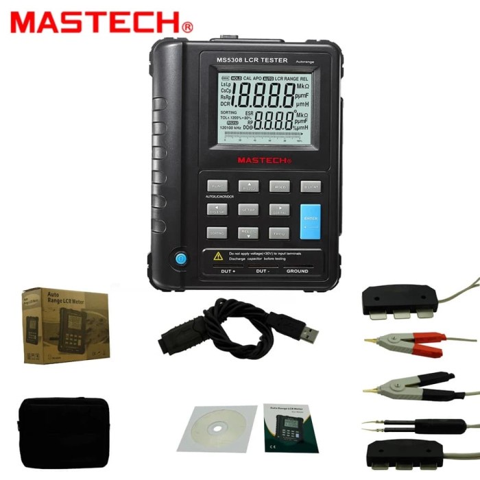 ✨Original Mastech Ms5308 Lcr Meter Portable Handheld Auto Lcr Terbatas