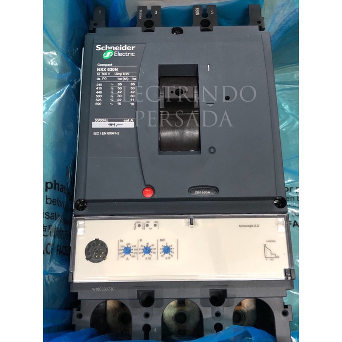 ✨Original Schneider Mccb Nsx630N 630A 3P 50Ka Diskon