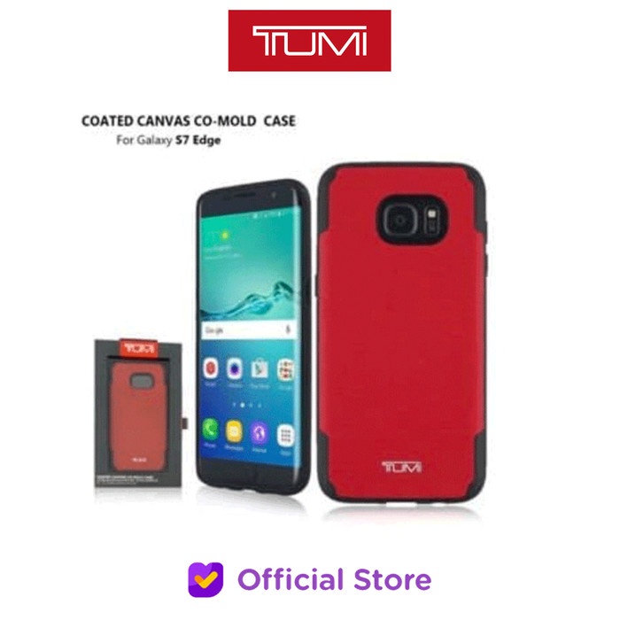 ✨New Ori T U M I For Samsung Galaxy S7 Edge - Coated Canvas Co-Mold Case Bisa Gojek