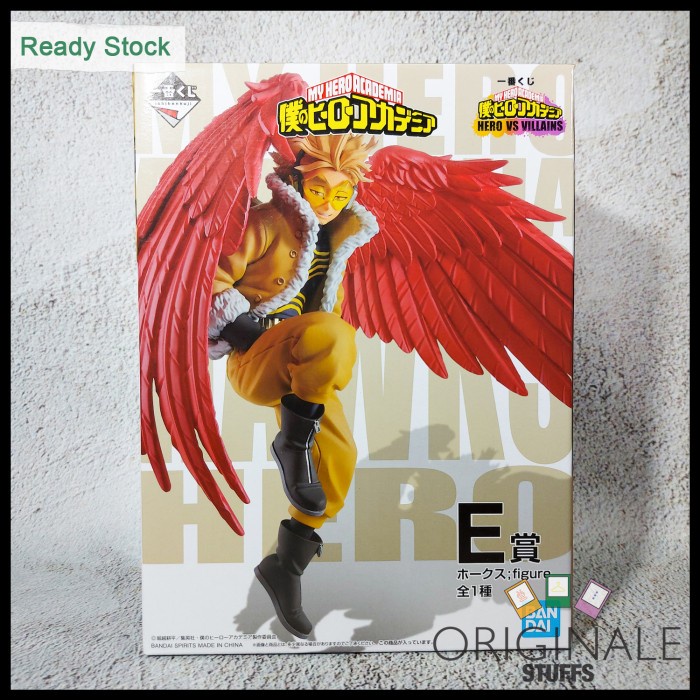 ✨New Ori Ichiban Kuji Hero Academia Hero Vs Villains Prize E Hawks Figure Terbaru