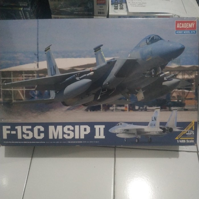 ✨New Pesawat F-15C Msip Ii 1/48 Model Kit Academy Limited Limited