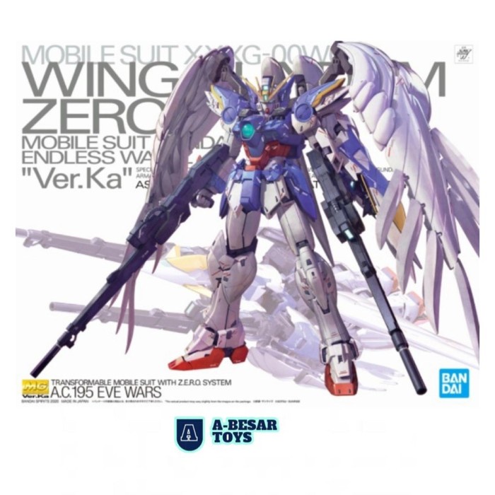 ✨New Gundam Mg Wing Zero Ver.Ka Bandai Bisa Gojek