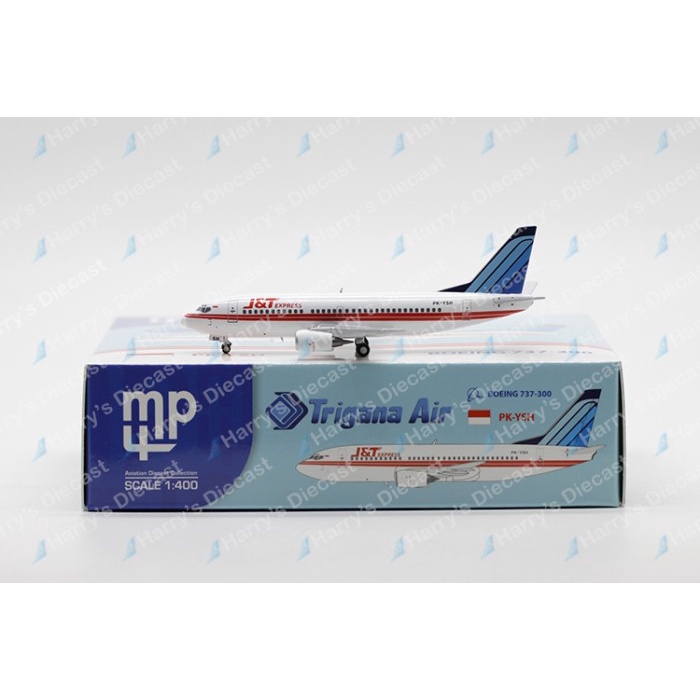 ✨New 1/400 B737-300 Trigana Air - JT By Mp4 Limited