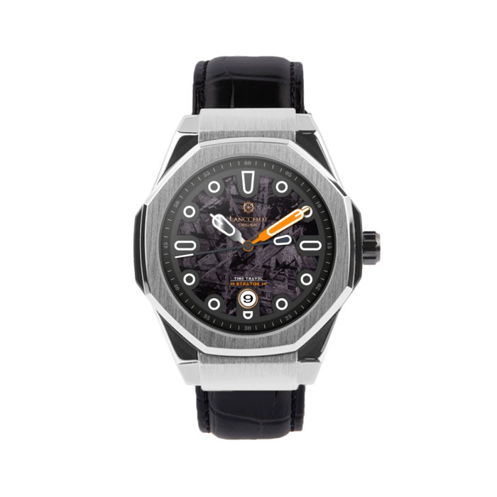 ✨Ready Jam Tangan Lanccelot Time Travel Leather Of Orbit Pria Diskon
