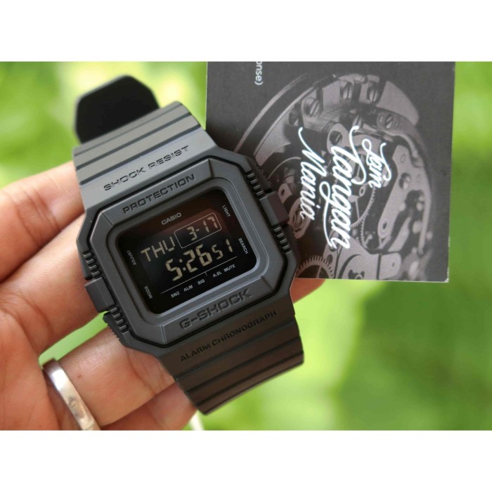 ✅Sale Jam Tangan Casio G-Shock Dw-D5500Bb-1Dr Black Original Terbatas
