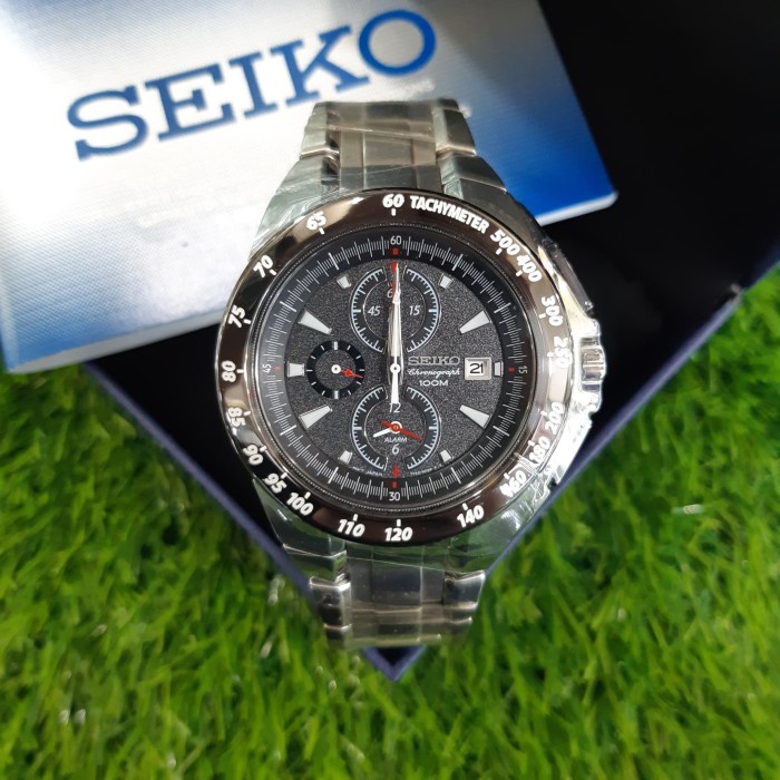 ✅Sale Jam Tangan Pria Seiko Chronograp 100M Diskon