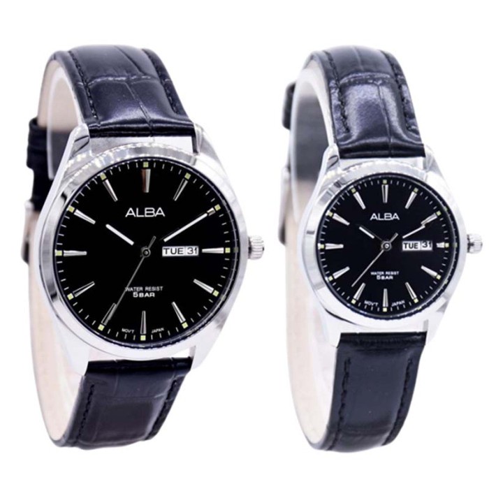 ✅Original Jam Tangan Couple Original Pasangan Alba Aj6195 And Alba An8091 Kl Terbatas