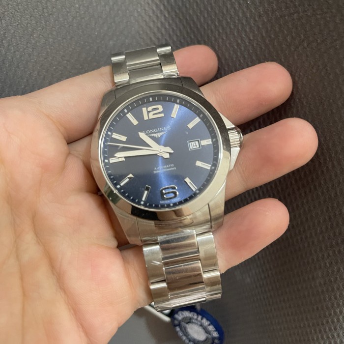 ✅Original Longines Conquest Blue New 2022 Fullset Box  Paper Diskon