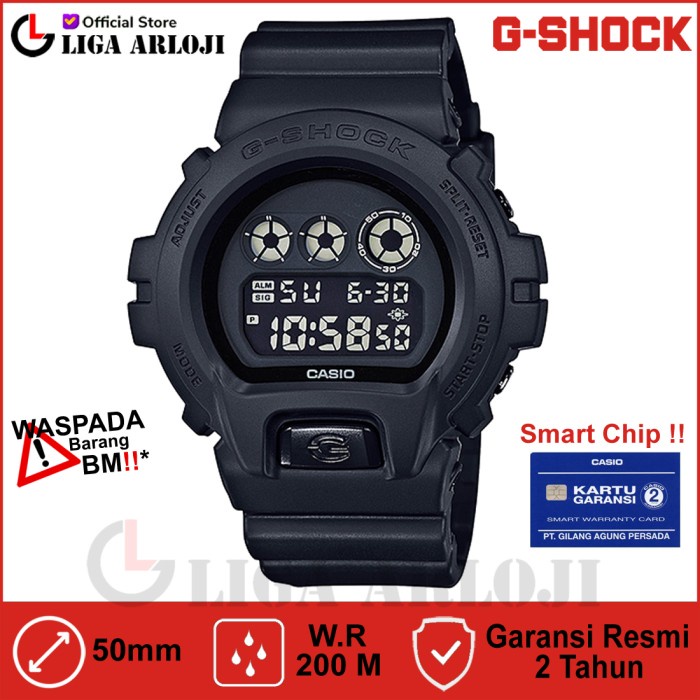 ✅Original Casio G-Shock Dw-6900Bb-1Dr Jam Tangan Pria Gshock Dw6900 Dw-6900Bb-1 Berkualitas