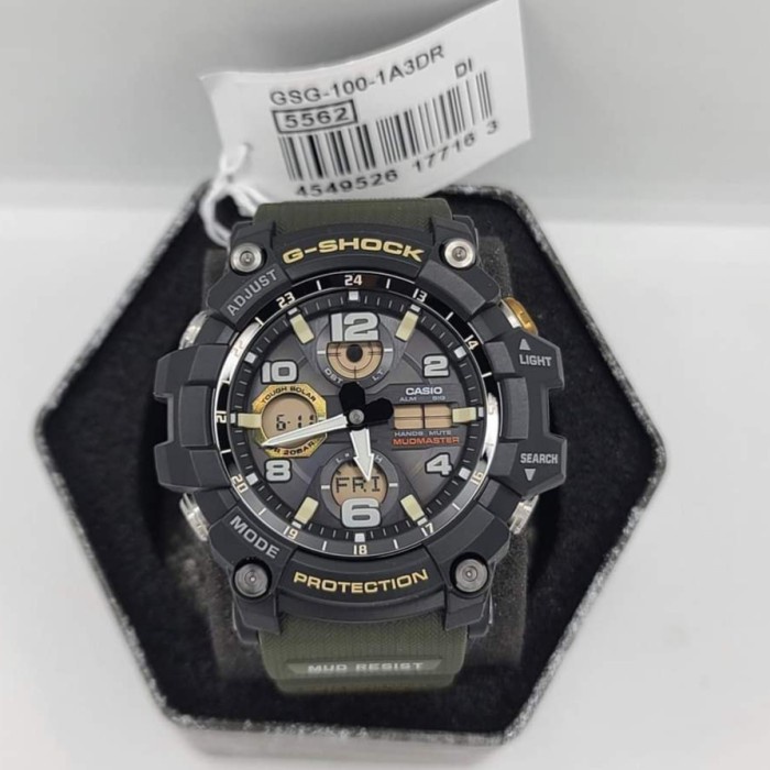 ✅Ori Jam Tangan Pria Casio G-Shock Gsg-100-1A3Dr Original Berkualitas