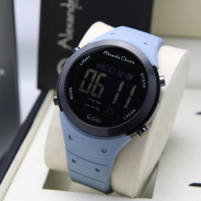 ✅Ori Alexandre Christie Ac 9350 Black Dark Grey Dg Ac9350 Pria Original Terbatas