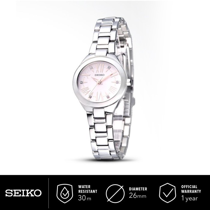 ✅Baru Jam Tangan Wanita Seiko Sxgn89 Light Pink Quartz Stainless Original Bisa Sameday
