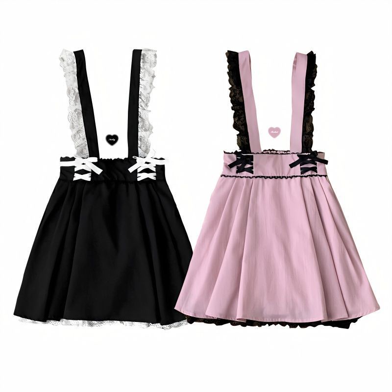[NEW COLLECTIONS] BEST SELLER READY STOCK honeyL japanese jirai kei skirt overall lace suspender