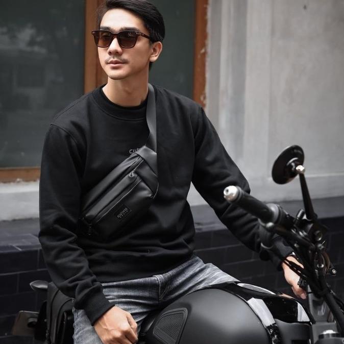 YOOTA TAS PINGGANG/WAISTBAG PRIA KULIT | CULTURE BASIC