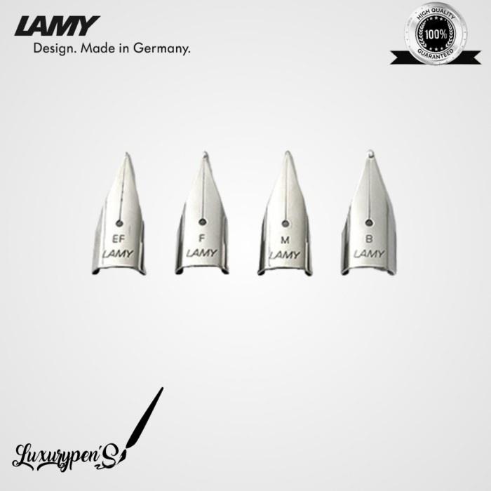 

Promo Lamy Nib Z50 Steel Ef,F,M,B