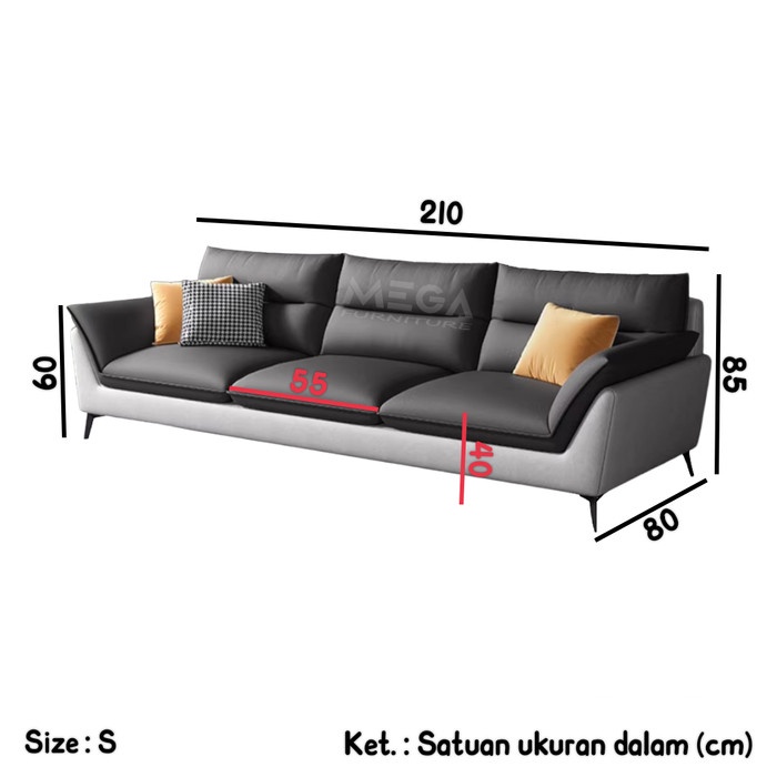 Promo Sofa 3 Dudukan / Sofa 3 Seater / Sofa Minimalis Modern Terbaru
