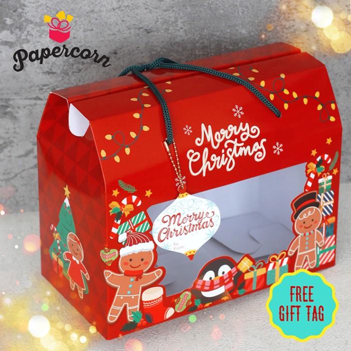 

Gable Box Natal / Box Crhistmas - Window Gingerbread Uk 24X12X14 Cm 069