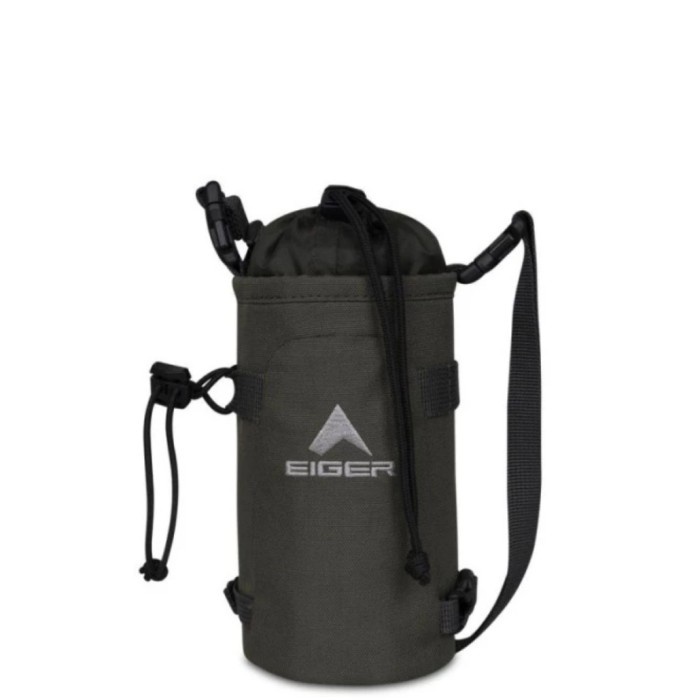 Promo Tas Air Minum Eiger Thermic Bottle Pouch Tas Selempang Outdoor - Olive