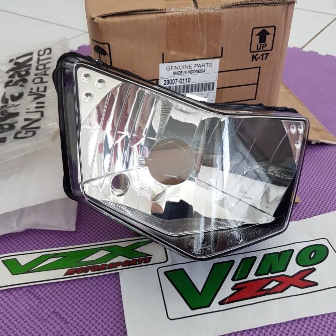 Batok Mika Kaca Lampu Depan Reflektor Head Lamp Ninja New Rr 150 Ori