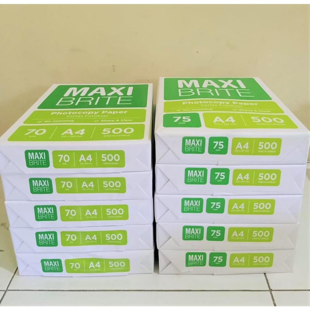 

Recomend Kertas HVS A4 70 gr 70 gsm 70gram MAXI BRITE !!