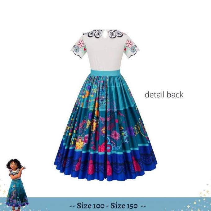 Dress Kostum Disney Princess Anak Encanto Mirabel DS2201