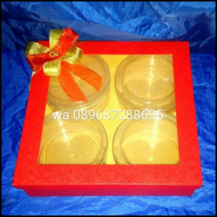 

HOT DEAL GIFT BOX NATAL KEMASAN KUE KERING 4 TOPLES !!!!!!