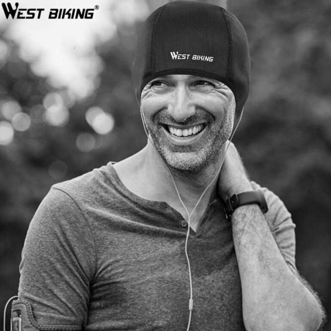 Kupluk Topi Helm Sepeda Hat Winter Thermal Fleece West Biking