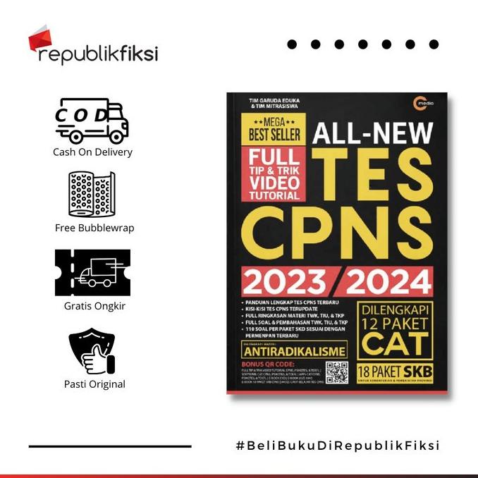 

Buku All New Tes CPNS 2023/2024 - Tim Garuda Eduka - Penerbit CMedia