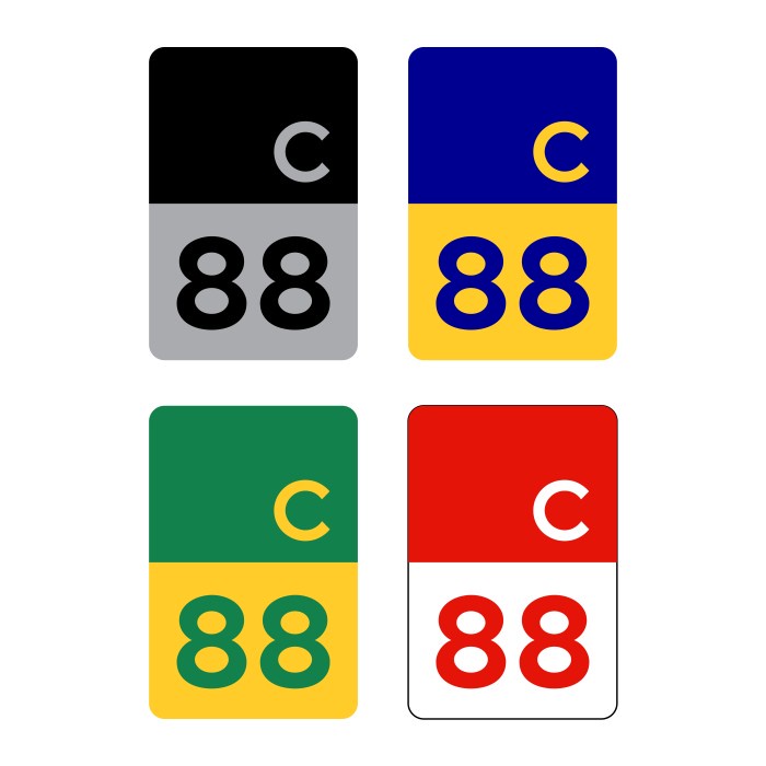 Promo Plang Nomor Rumah Unik 20Cm X 30Cm Plat Alumunium