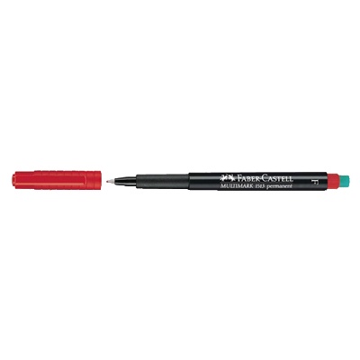 

SPIDOL FABER CASTELL 151321 OHP MARKER F RED