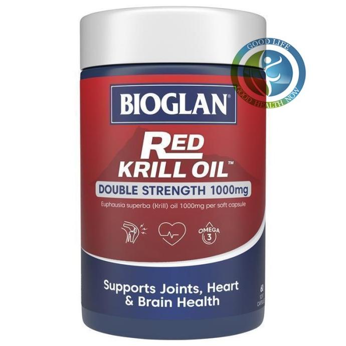 Bioglan Red Krill Oil 1000Mg 60 Capsules Best