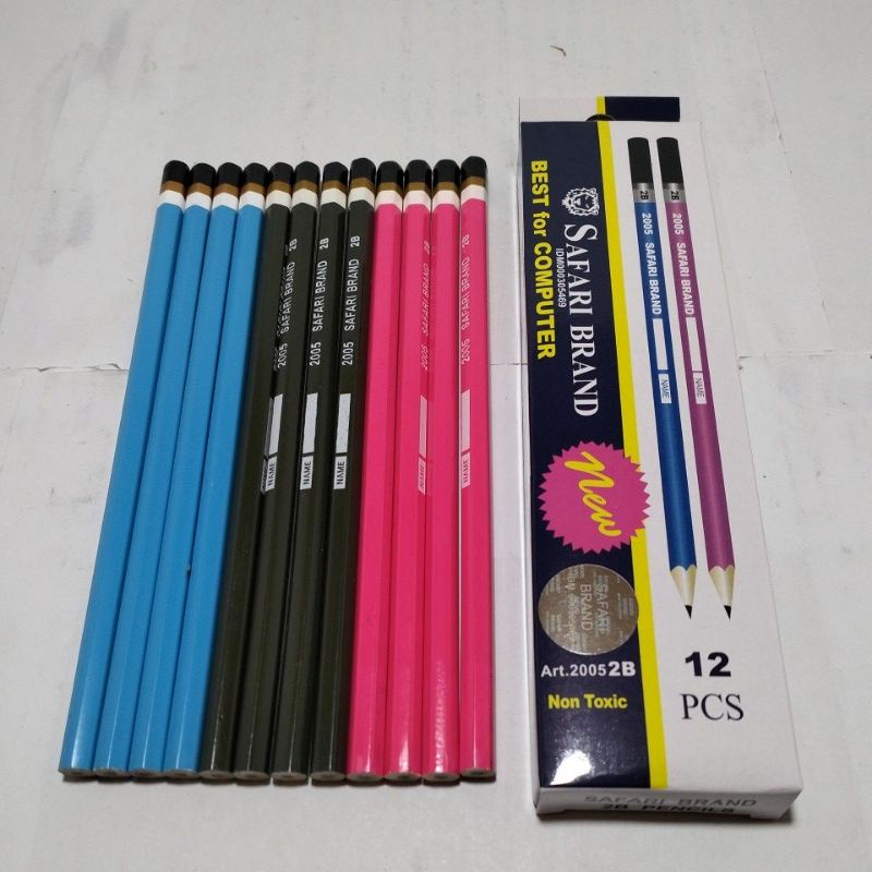 

Pensil 2B safari brand 12 pcs Original