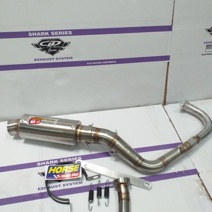 [Original] Knalpot Racing Beat Scoppy Cld Racing Type C3 Bulat Berkualitas