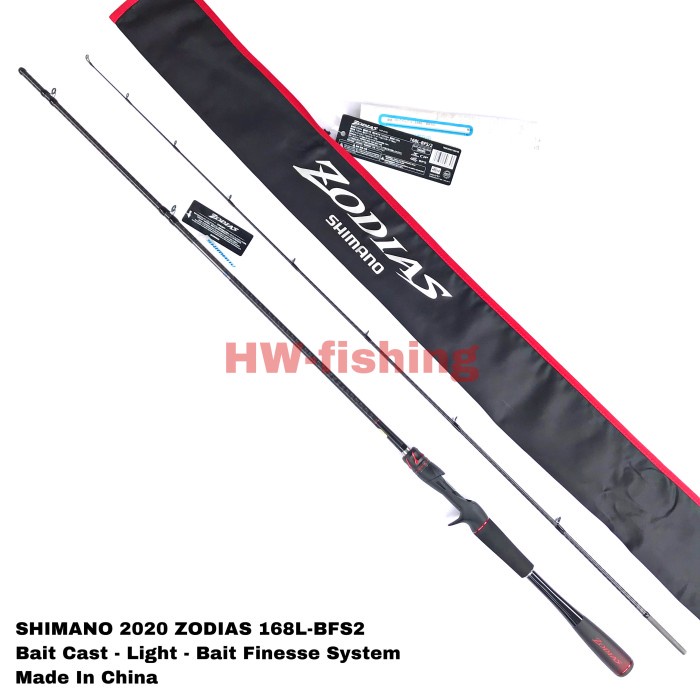 ✨Ori Shimano 2020 Zodias 168L-Bfs2 - Garansi Resmi Shimano Bisa Gojek