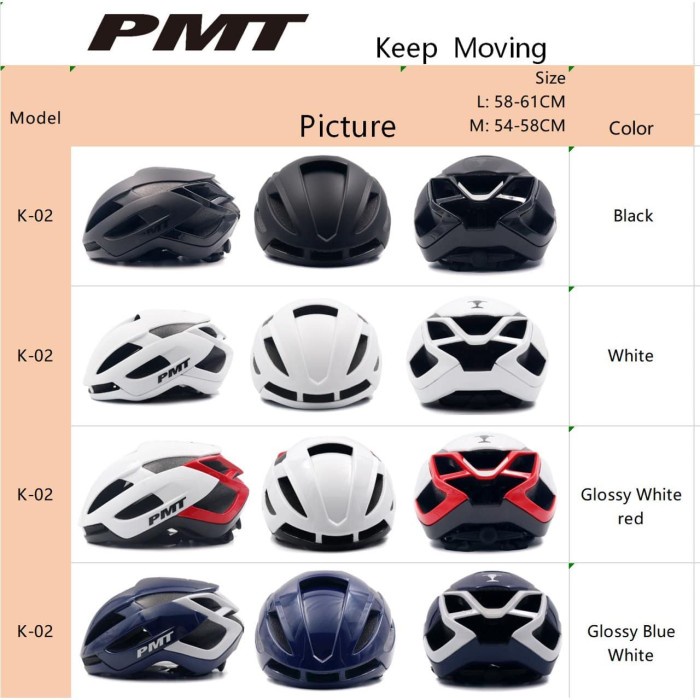 ✨Ori Helm Sepeda Pmt K-02 Bisa Gojek