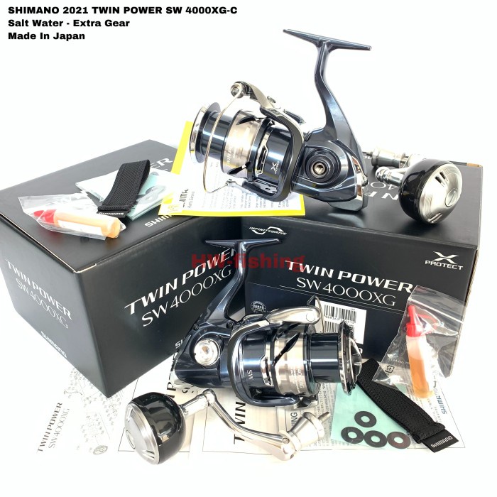 ✨Ori Shimano 2021 Twin Power Sw-C 4000Xg - Garansi Resmi Shimano Bisa Sameday