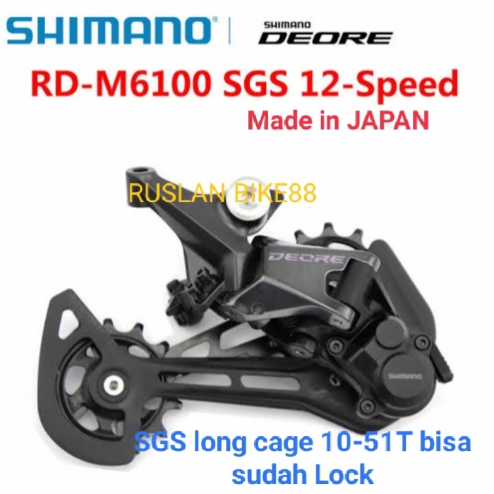 ✨Ori Rd Deore 12S M6100 Japan. Rd M6100 Sgs 12 Sped Japan Sesuai Foto Bisa Gojek