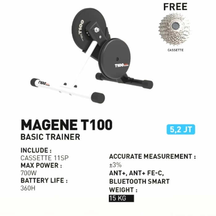 ✨Ori Magene T100 Trainer Bukan Wahoo Garmin Zwift Xplova Noza Berkualitas