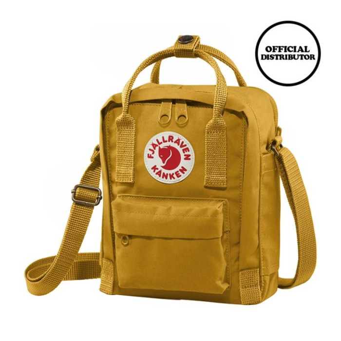 ✨Ori Fjallraven Kanken Sling Bag Tas Selempang Original - Ochre Terbatas