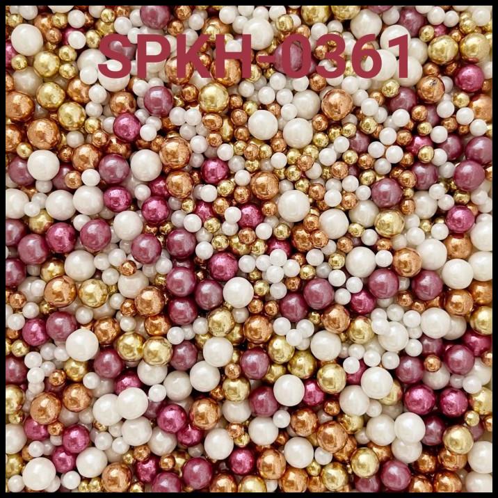 

GRATIS ONGKIR SPKH-0361 SPRINKLES SPRINKLE SPRINKEL 500GR MUTIARA PINK GOLD PUTIH !!!!