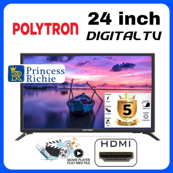 LED TV Polytron 24 Inch Digital TV PLD 24V0853