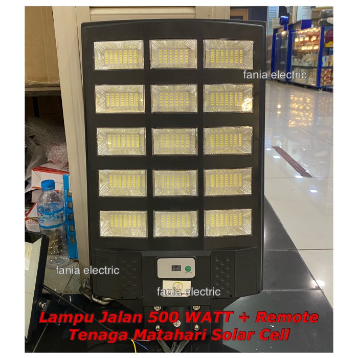 ✅Ready Lampu Jalan Tenaga Surya 500W 500 Watt Pju Solar Cell 500Watt Berkualitas