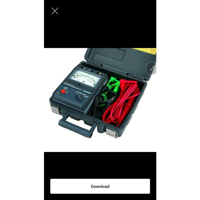 ✅Original Kyoritsu 3123A High Voltage Insulation Tester 10000V Hardcase Limited