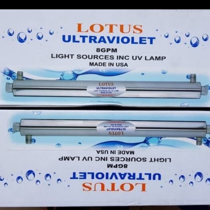 ✅Ori Uv Lotus 12 Gpm Lampu Ultraviolet Depot Isi Ulang Aqua Air Minum Berkualitas