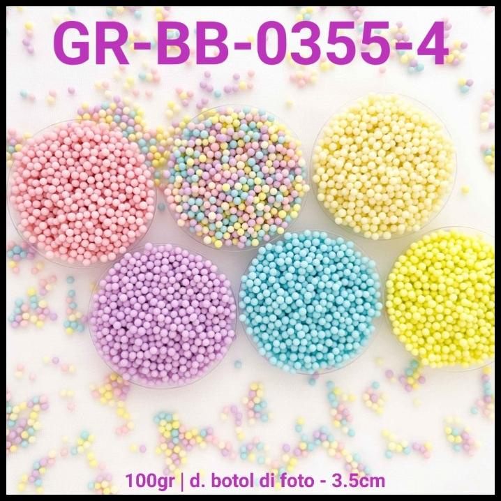 

GRATIS ONGKIR GR-BB-0355-4 TRIMIT SPRINGKEL SPRINKLES 100GR MUTIARA TELUR PASTEL !!!