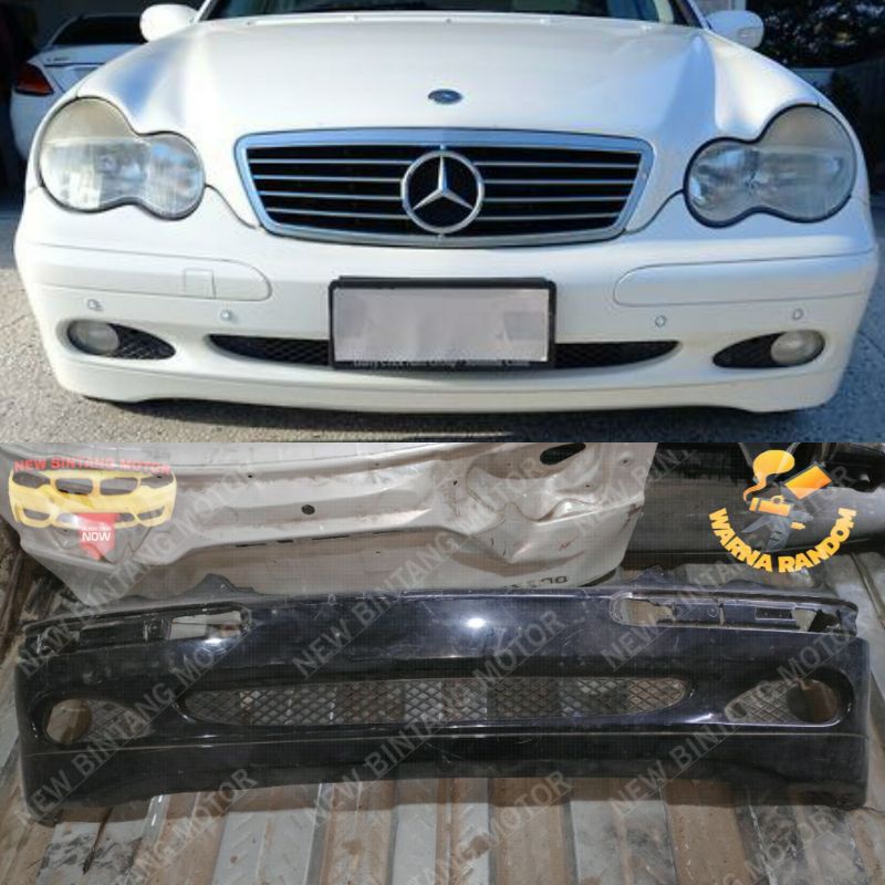 Bumper depan mercedes C Class W203 2000 original