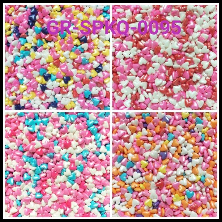 

GRATIS ONGKIR GR-SPKQ-0095 SPRINKLES SPRINKLE SPRINKEL 250GR HATI